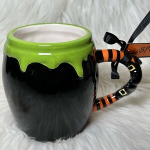 Potter’s Studio Witch Themed Black and Green Mug